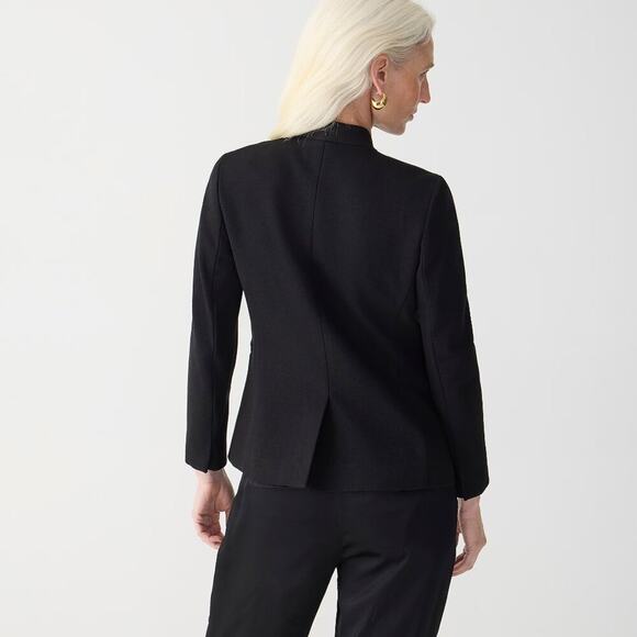 J. Crew Going Out Blazer In Stretch Twill Black Size 4 NWT - Picture 2 of 12